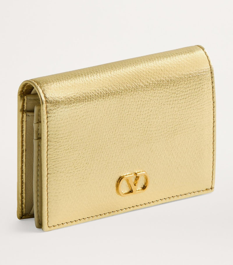 Valentino Garavani leather bifold wallet VLogo Signature, UK version