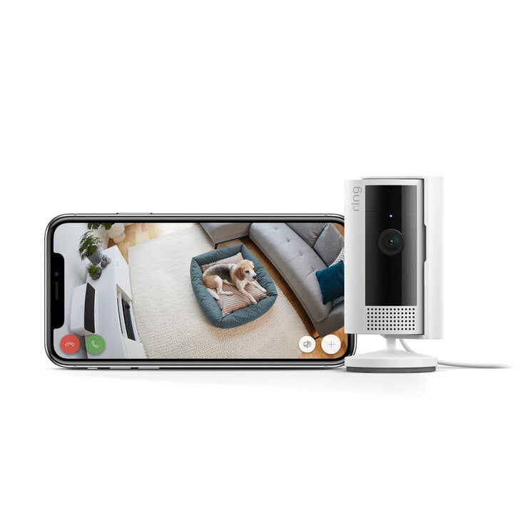 Ring Indoor Camera 2 Pack Bundle White, imported from the UK