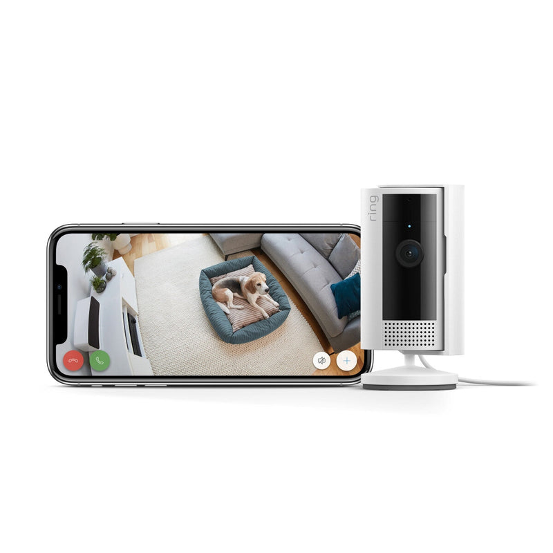 Ring Indoor Camera 2 Pack Bundle White, imported from the UK