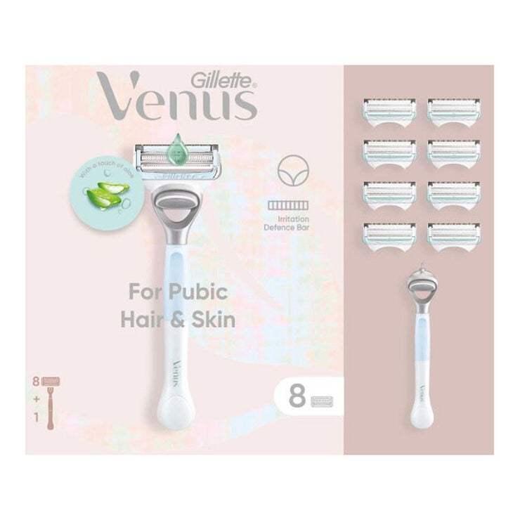 Gillette Venus razor for pubic hair and skin, UK version