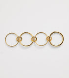 Spinelli Kilcollin yellow gold zodiac ring, imported from the UK