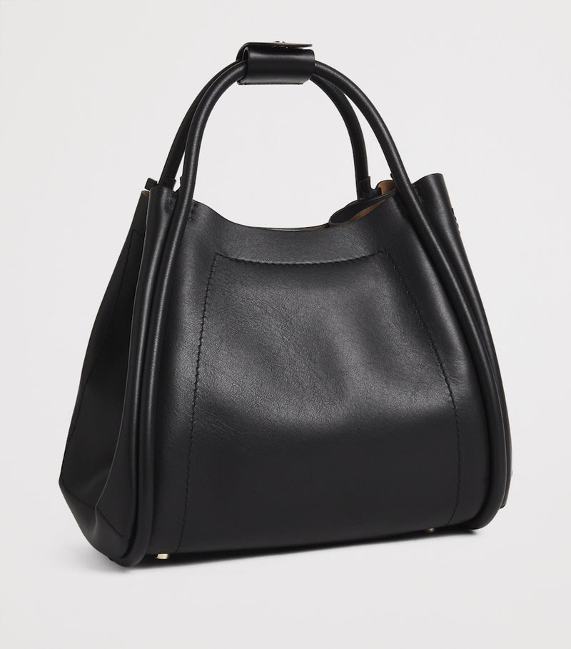Max Mara Marine top-handle bag in calf leather - British product