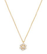 Harrods Sophie Bille Brahe Yellow Gold and Diamond Fleur Necklace- Buy online at McGrocer