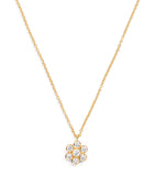 Sophie Bille Brahe yellow gold and diamond fleur necklace (British brand)