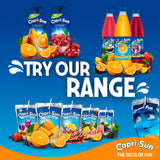 Capri-Sun orange juice drink pouch pack 8x200ml - British product