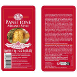 Lazzaroni classic panettone raisin candied orange 1kg, UK version