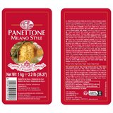 Lazzaroni classic panettone raisin candied orange 1kg, UK version