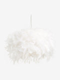 White feather easy fit lamp shade, UK version
