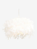 White feather easy fit lamp shade, UK version