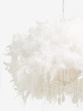 White feather easy fit lamp shade, UK version