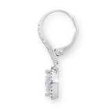 Costco diamond halo earrings princess cut 1.38ctw, UK version