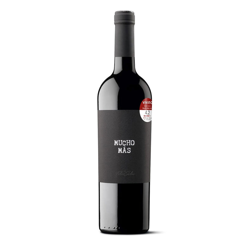 Mucho Mas red blend wine 75cl, imported from the UK