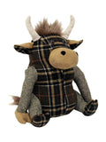 Riva Home Brown Highland Cow doorstop, imported from the UK