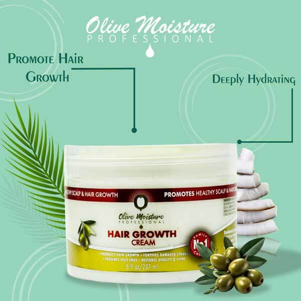 Olive Moisture Professional Hair Growth Cream, imported from the UK