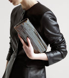 Jimmy Choo Sweetie clutch bag with panelled design - British product