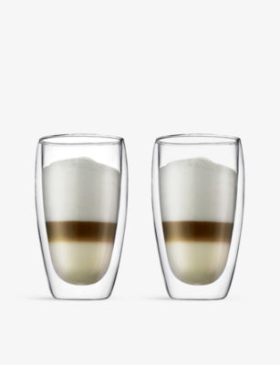 Bodum Pavina double wall glasses 450ml set of 2, UK version