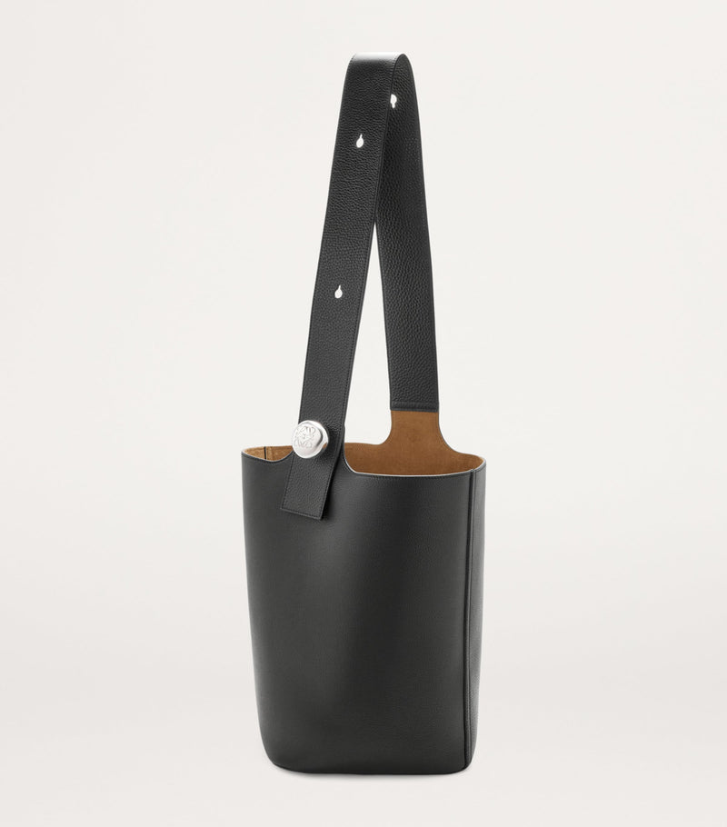 LOEWE Large Leather Pebble Bucket Bag H33cm (British brand)