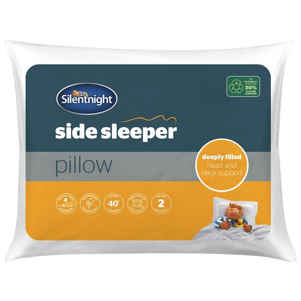 Silentnight side sleeper pillow medium (British brand)