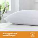 Silentnight side sleeper pillow medium (British brand)