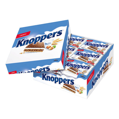 Costco UK Storck Knoppers Chocolate Biscuit Bars 24 x 25g- Buy online at McGrocer