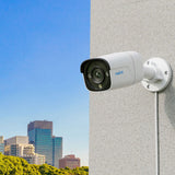 Reolink 12MP PoE NVR kit with 4 bullet cameras and 2TB HDD, imported from the UK