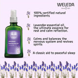 Weleda Natural Lavender Relaxing Body Oil Vegan   100ml GOODS M&S