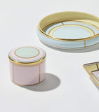 GINORI 1735 porcelain trinket box in Rosa color, UK version