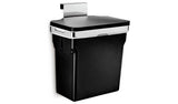 Argos Simplehuman 10 Litre In-Cabinet Kitchen Cupboard Bin Black- Buy online at McGrocer