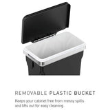 Simplehuman in-cabinet bin 10 litre black (British brand)