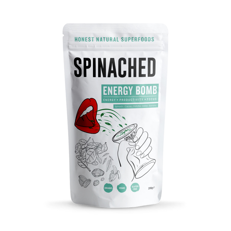 Spinached Energy Bomb superfood powder 200g, UK version