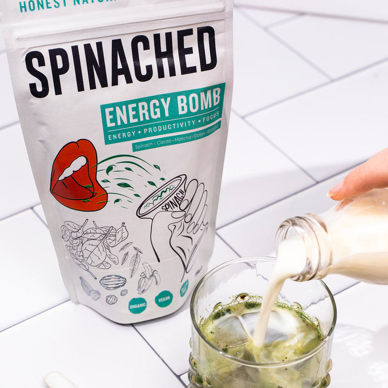 Spinached Energy Bomb superfood powder 200g, UK version