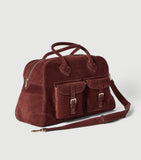 Brunello Cucinelli suede travel holdall bag - British product