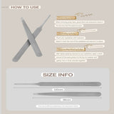 Studio17 Makeup Tweezer Duo Eyebrow Grooming Tool (British brand)