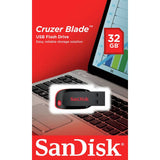 SanDisk Cruzer Blade USB flash drive 32GB (British brand)