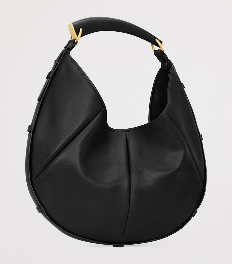 Saint Laurent Mombasa shoulder bag medium calfskin leather, imported from the UK
