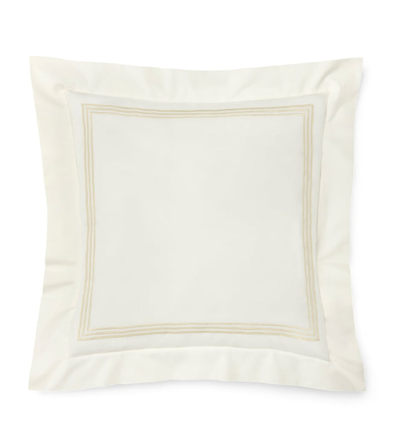Pratesi Tre Righe square pillowcase 65cm (British brand)