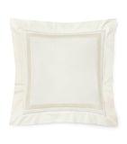 Pratesi Tre Righe square pillowcase 65cm (British brand)