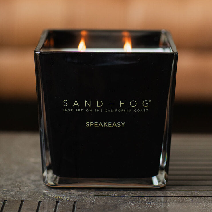 Sand Fog Square 4 Wick Candle in Speakeasy