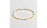Argos Revere 9ct Gold Twist Curb Chain Bracelet 7.5 Inch- Buy online at McGrocer