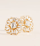 Suzanne Kalan diamond flower stud earrings (British brand)