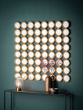 Gallery Home Gold Camforth irregular wall mirror 104cm x 104cm, UK version