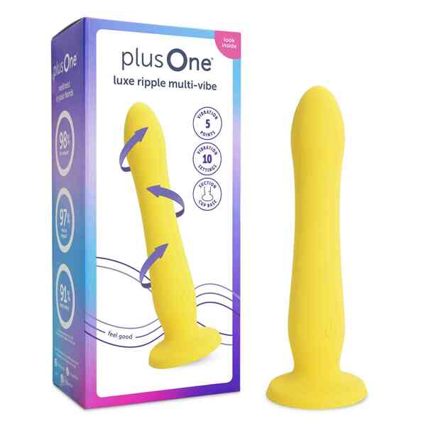 PlusOne Luxe Ripple multi vibe massager (British brand)