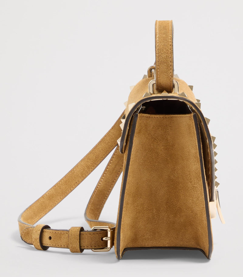 Valentino Garavani small Rockstud split leather shoulder bag, imported from the UK