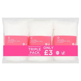 Superdrug Cotton Wool Oval Pads Pack of 3 50 Count