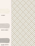 Laura Ashley Dove Grey Mr Jones wallpaper 10m (British brand)