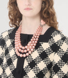 Valentino Garavani beaded layered necklace with crystals (British brand)