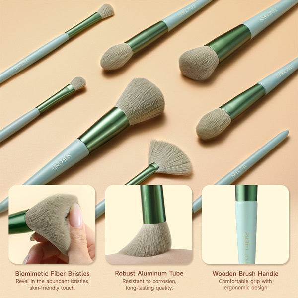 Livingandhome Makeup Brush Set 14 Pieces, UK version