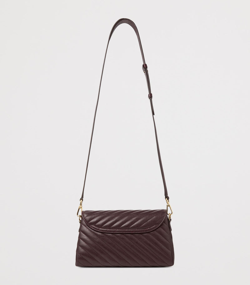 Jimmy Choo Curve quilted leather top-handle bag - British product