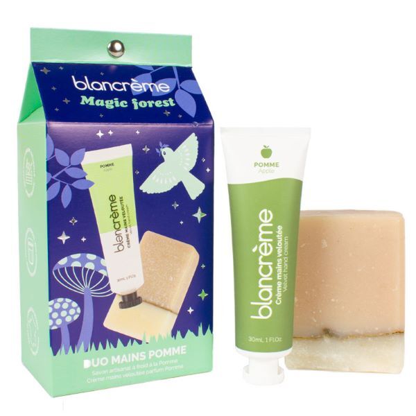 Blancreme apple hand cream and soap duo - British product
