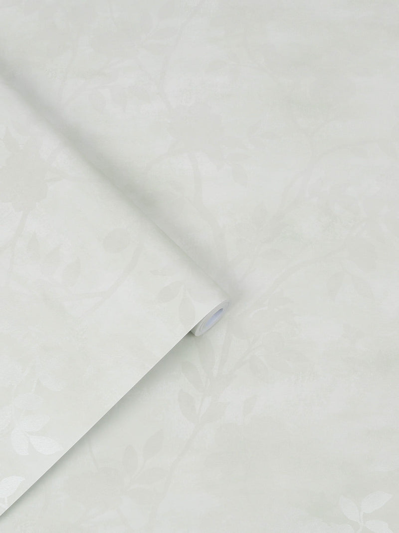 Laura Ashley Eau de Nil Eglantine Silhouette wallpaper 10m (British brand)